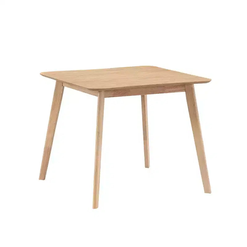 Tavolo da pranzo quadrato in legno per 4 persone, tavolo da cucina e da pranzo per sala da pranzo, ristorante e soggiorno