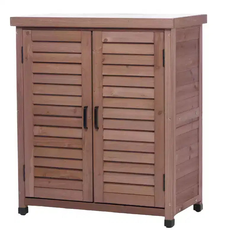 Mobile contenitore con panca da giardinaggio, mobile da cucina con 2 ante e 2 ripiani, mobile basso per soggiorno, sala da pranzo e cucina