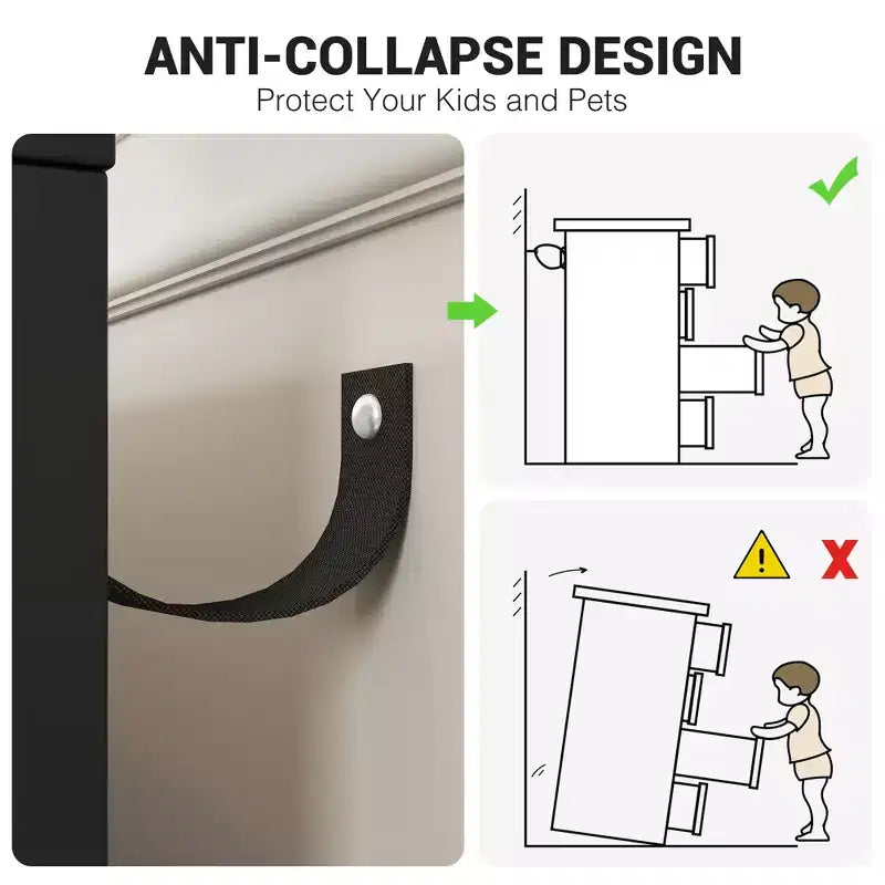Cassettiera in legno, moderno mobile contenitore con 6 cassetti, maniglie dorate e robuste gambe in metallo, organizer per camera da letto, soggiorno e corridoio
