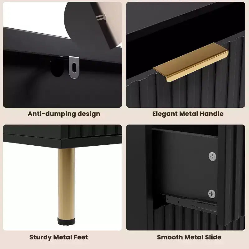 Cassettiera a 6 cassetti, cassettone moderno in legno per camera da letto con cassetti contenitore, mobile TV in stile rustico per soggiorno, camera da letto e corridoio