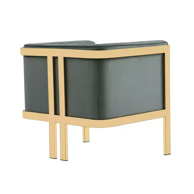 Sillón tapizado de terciopelo (juego de 2)