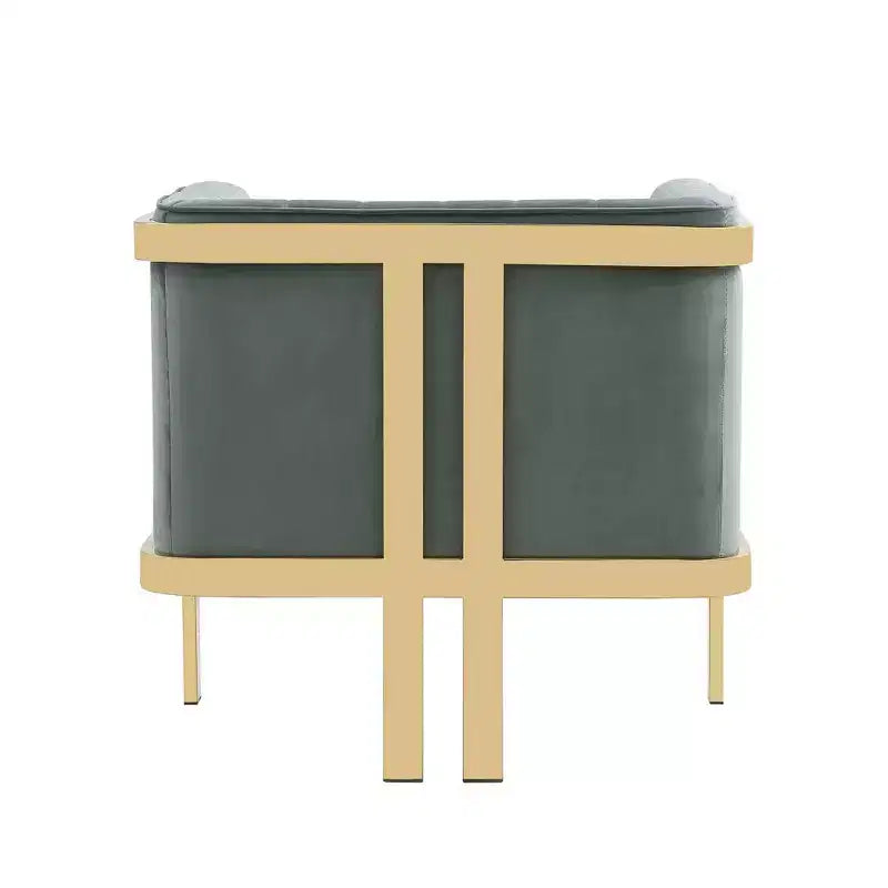 Sillón tapizado de terciopelo (juego de 2)