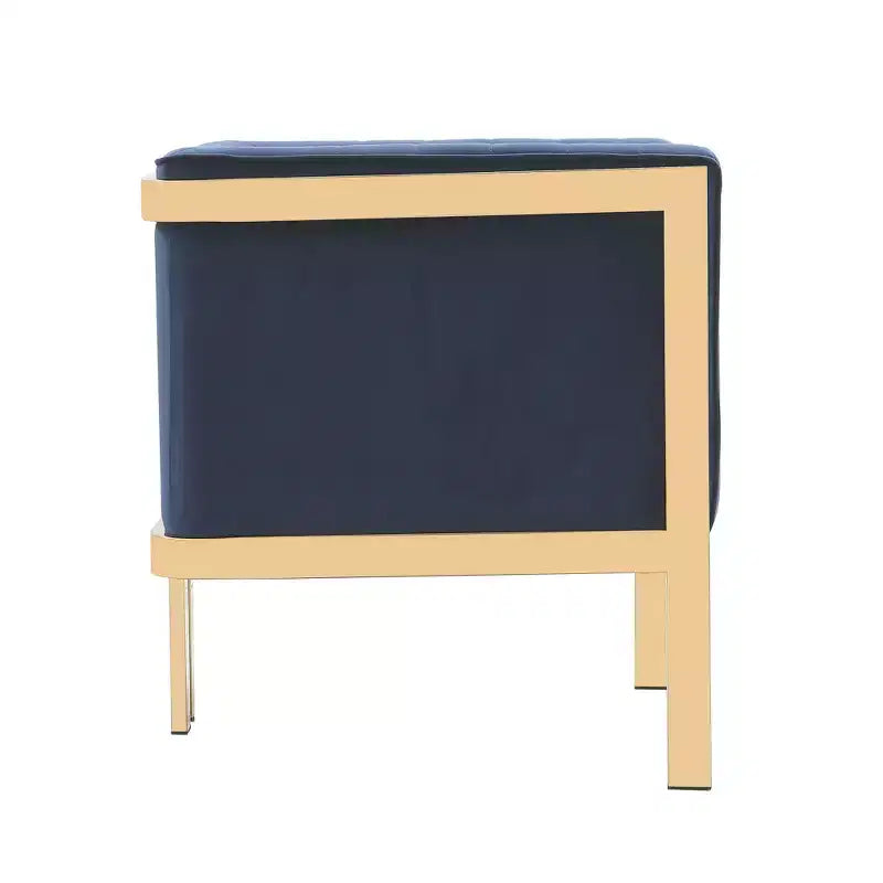 Sillón tapizado de terciopelo (juego de 2)