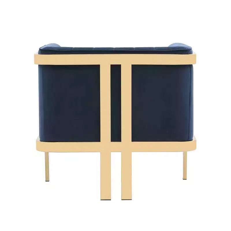 Sillón tapizado de terciopelo (juego de 2)
