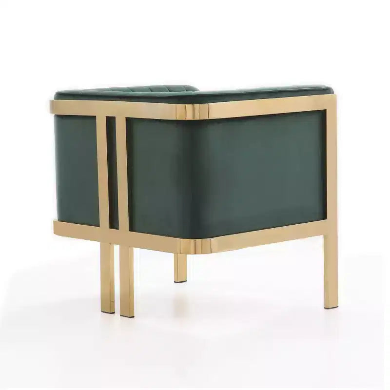 Sillón tapizado de terciopelo (juego de 2)